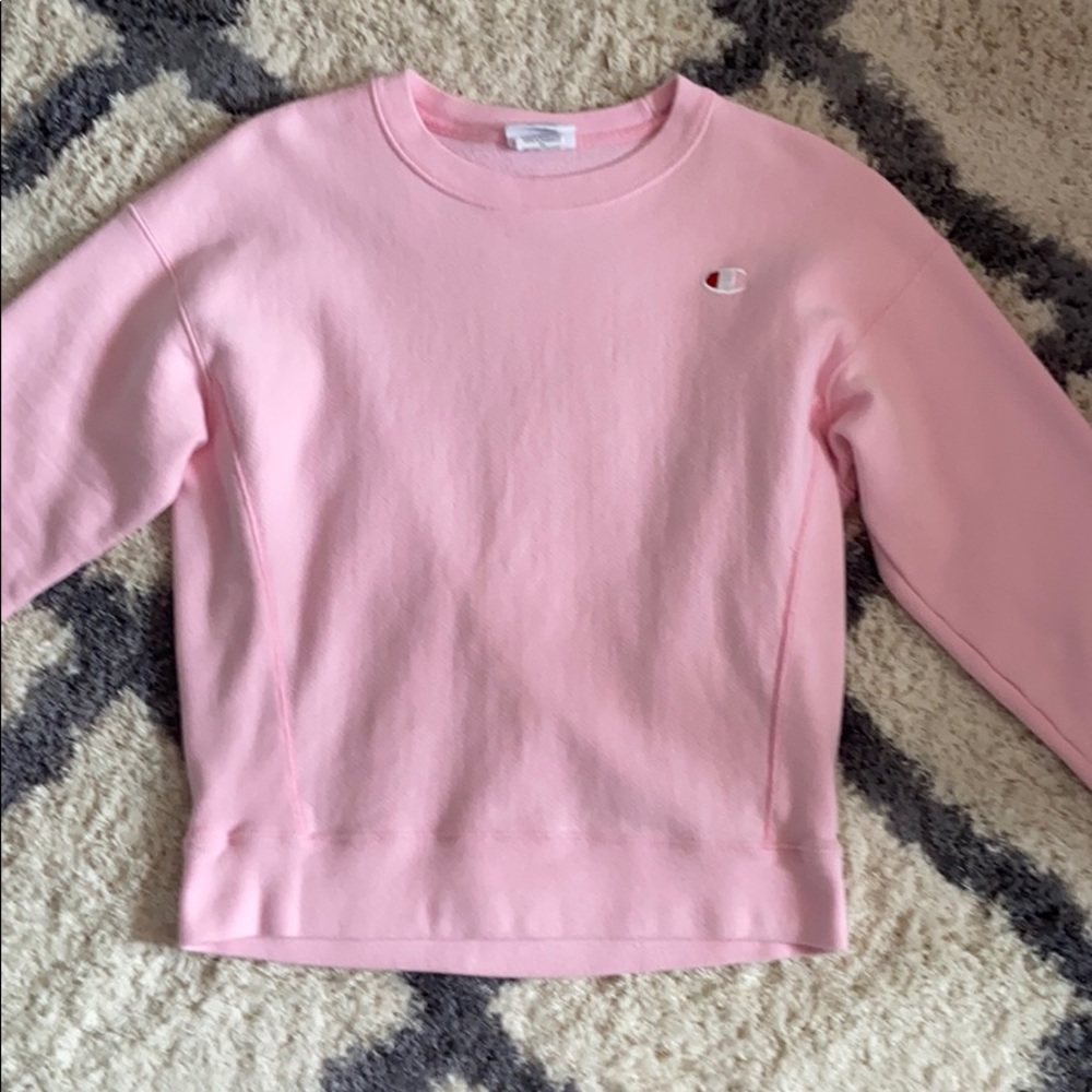 Pink Champion Crewneck